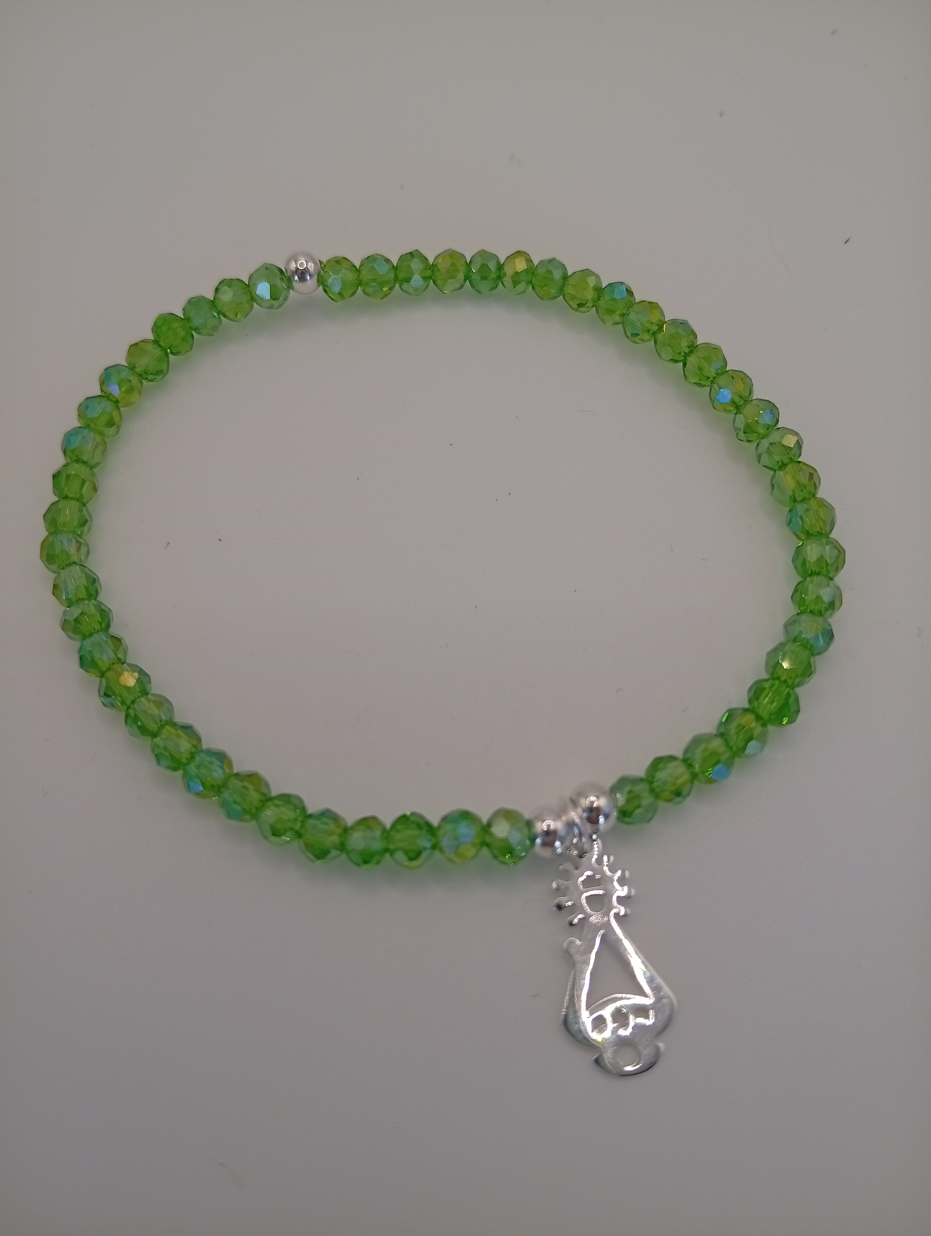 Imagen 3 de 10: Pulsera de cristal checo y plata