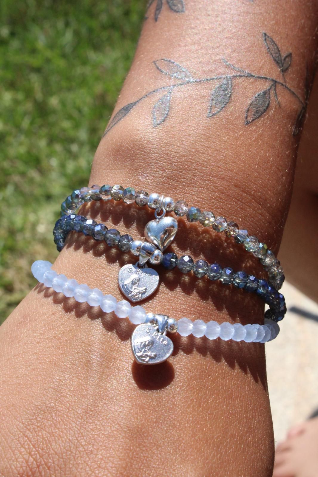 Imagen 7 de 10: Pulsera de cristal checo y plata